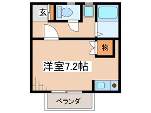 ドミール星ヶ丘Ｃの物件間取画像